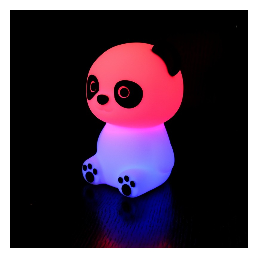 MegaLight - LED RGB prigušiva punjiva dečja lampa na dodir PADDY PANDA LED/5V