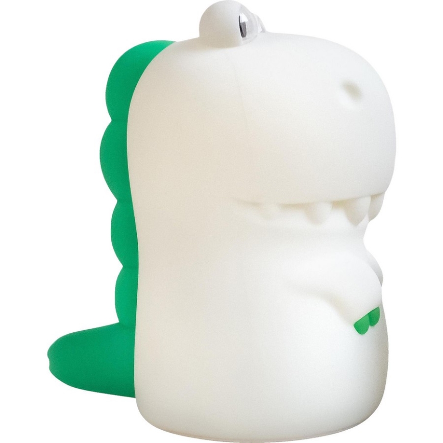 MegaLight - RGB LED prigušiva punjiva dečija dodirna lampa DIGGY DINO LED/5V