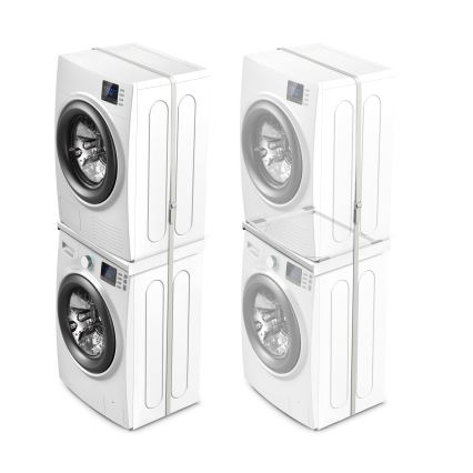 Meliconi 656116 - Adapter za slaganje veš mašine i sušilice, 47 cm, bela
