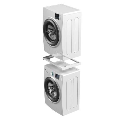 Meliconi 656116 - Adapter za slaganje veš mašine i sušilice, 47 cm, bela