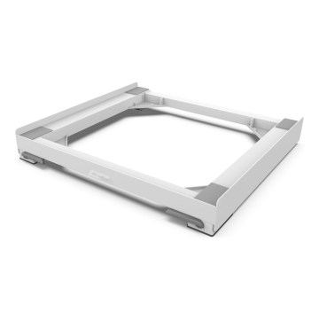 Meliconi 656146 - Prigušiva podloga za veš mašinu sa izvlačnim točkićima 61 cm bela