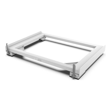 Meliconi 656149 - Antivibraciona prigušiva podloga za veš-mašinu sa izvlačnim točkićima 47 cm bela