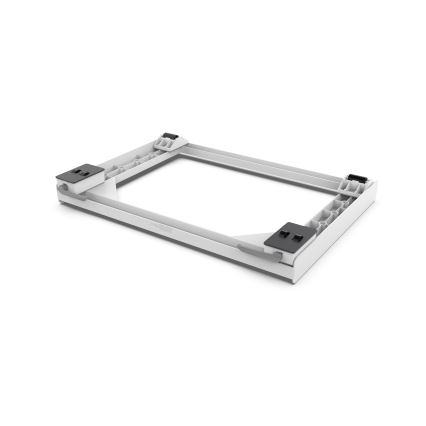 Meliconi 656149 - Antivibraciona prigušiva podloga za veš-mašinu sa izvlačnim točkićima 47 cm bela
