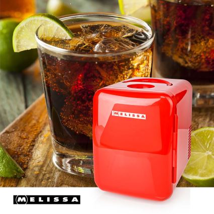 Melissa - Prenosni mini frižider 48W/12/230V crveni