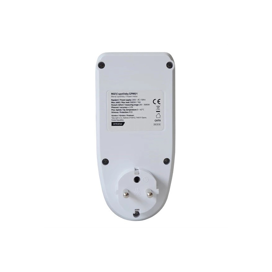 Merač potrošnje električne energije 3680W/230V