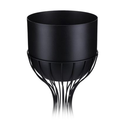 Metalna saksija LOFT 68x20 cm crna