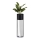 Metalna saksija LOFT 70x20 cm crna