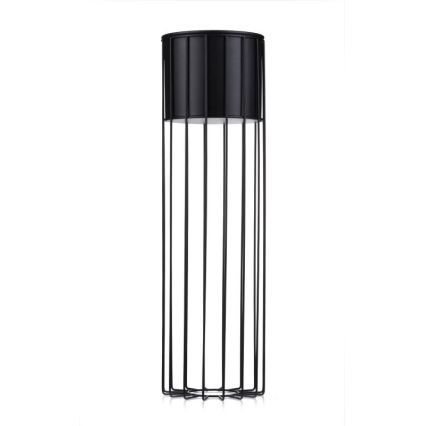 Metalna saksija LOFT 70x20 cm crna