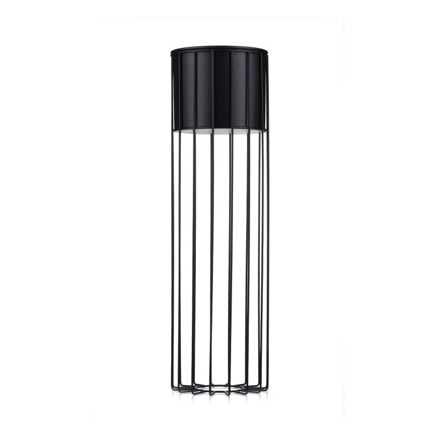 Metalna saksija LOFT 70x20 cm crna