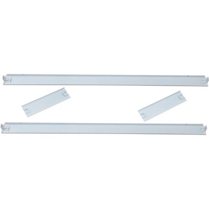 Metalni okvir za ugradnju LED panela STELLA 120x30 cm, beo