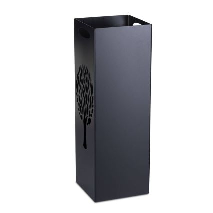 Metalni stalak za kišobrane INDUSTRIAL 60x21 cm crne boje