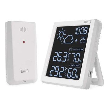 Meteo stanica 5V 2xAAA + 2xAAA crna