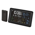 Meteostanica sa LCD ekranom GoSmart 230V/3xAAA + 2×AAA Wi-Fi Tuya crna