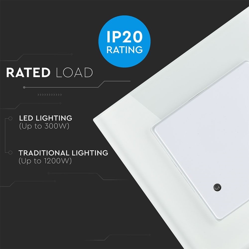 Mikrotalasni senzor pokreta 180° 300W/230V beo