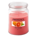 Mirisna sveća RED ORANGE 510 g, traje 85–95 sati.