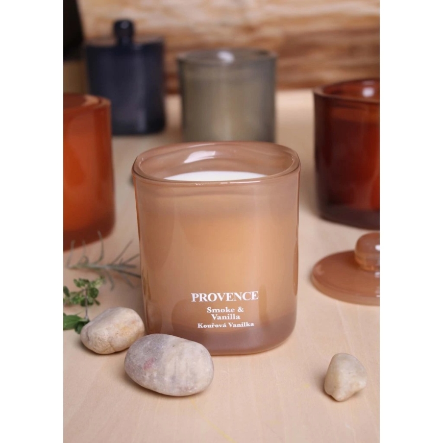 Mirisna sveća SMOKE VANILLA 180g 25 sati.
