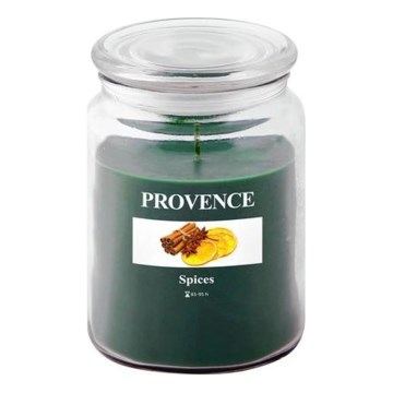 Mirisna sveća SPICES 510 g, 85–95 sati sagorevanja.
