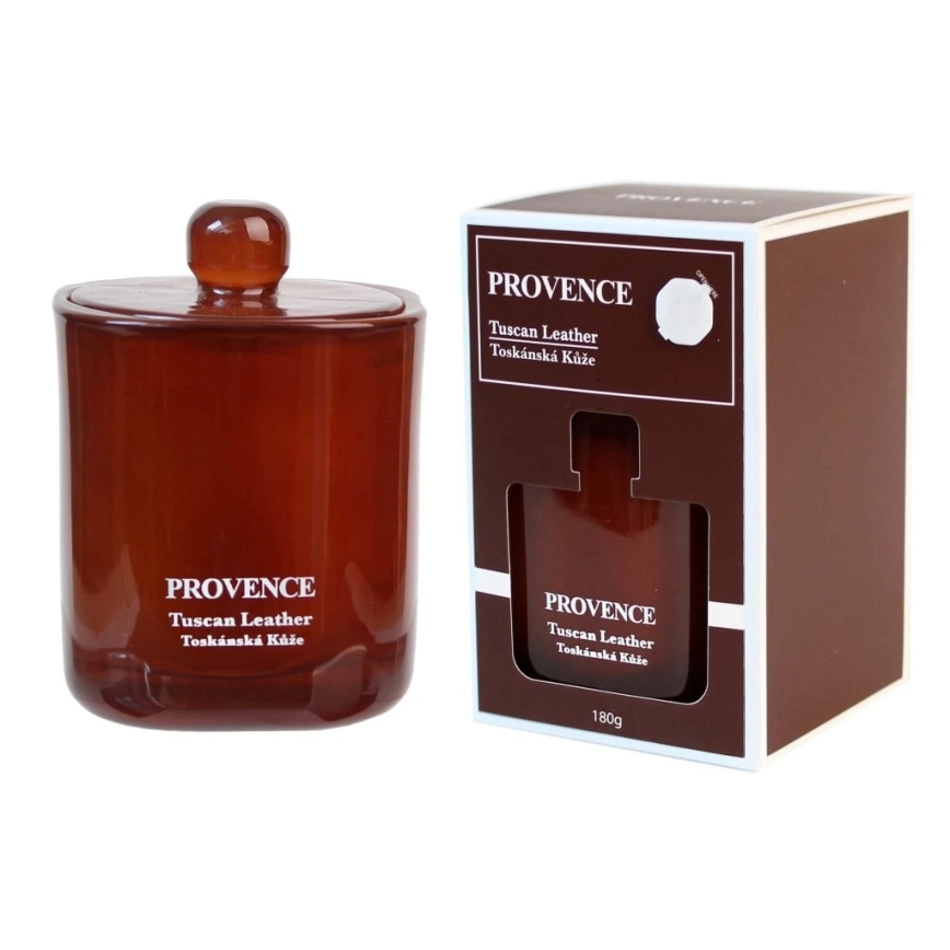Mirisna sveća TUSCAN LEATHER 180g 25 sati