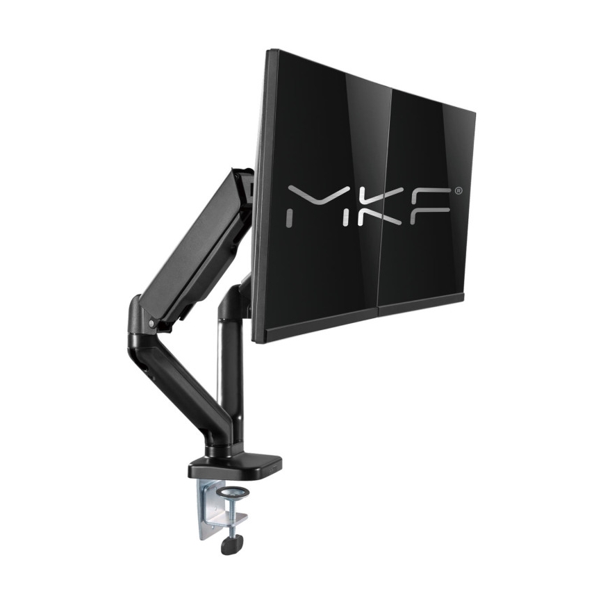 MK FLORIA MKF-21DP113S2 - Podesivi nosač za dva 32 monitora, crni