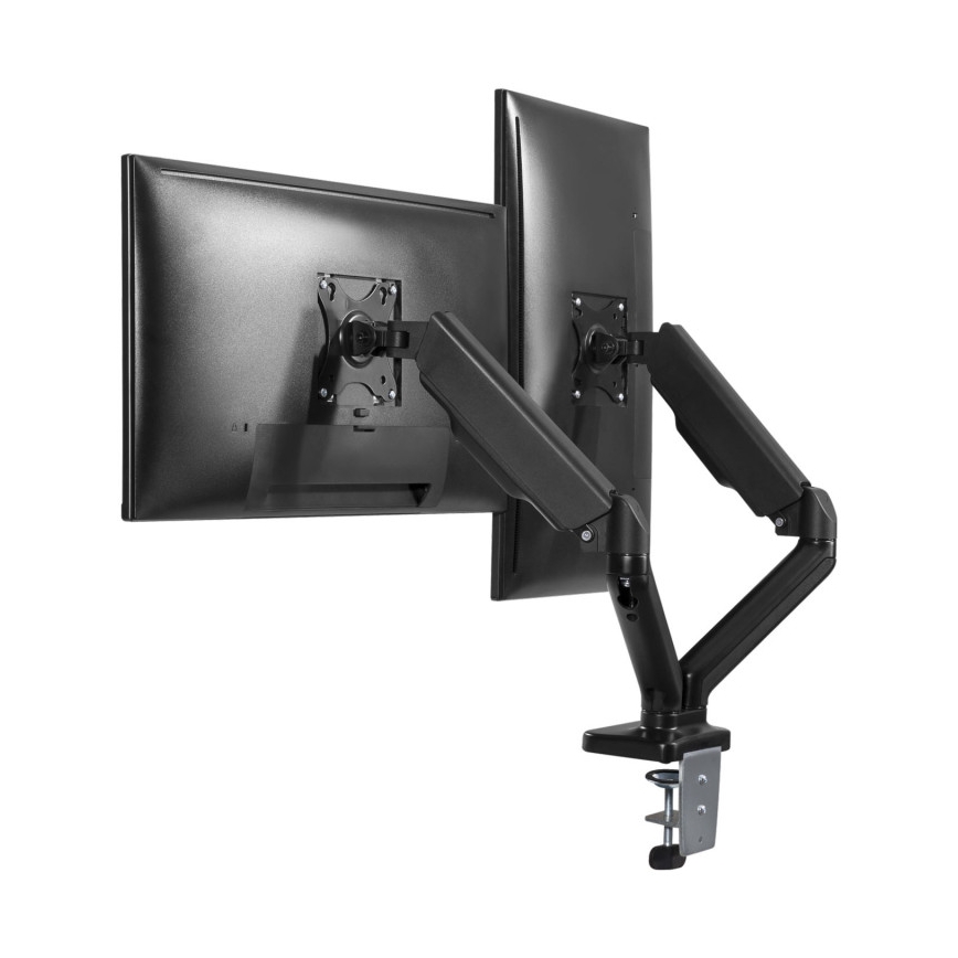 MK FLORIA MKF-21DP113S2 - Podesivi nosač za dva 32 monitora, crni