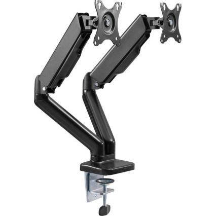 MK FLORIA MKF-21DP113S2 - Podesivi nosač za dva 32 monitora, crni