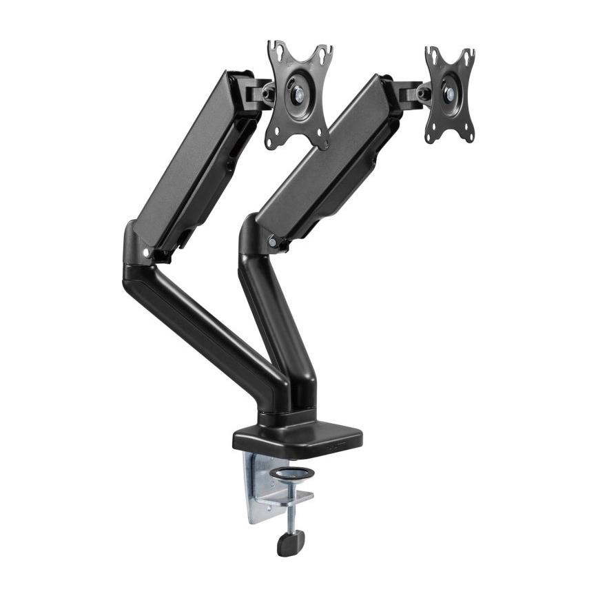MK FLORIA MKF-21DP113S2 - Podesivi nosač za dva 32 monitora, crni