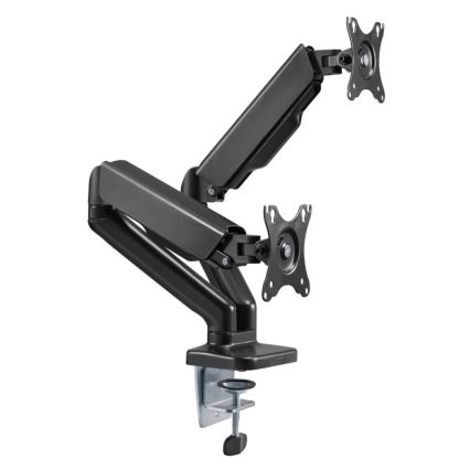MK FLORIA MKF-21DP113S2 - Podesivi nosač za dva 32 monitora, crni