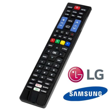 MK FLORIA Superior RC UNI TV SAM/LG - Rezervni daljinski upravljač za TV marke Samsung/LG, napajanje 2x AAA