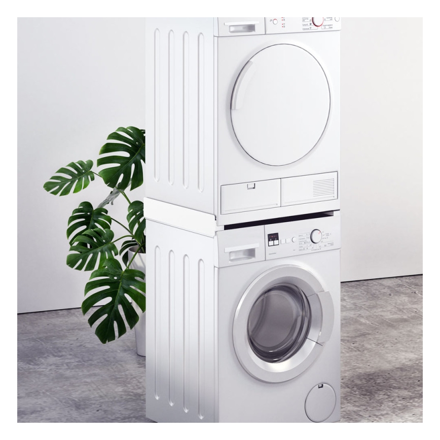 MK FLORIA Superior Tower Slim - nosač za slaganje veš mašine i sušilice 66 cm beli