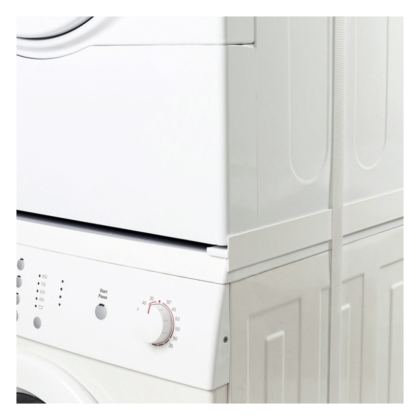 MK FLORIA Superior Tower Slim - nosač za slaganje veš mašine i sušilice 66 cm beli