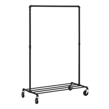 Mobilna samostojeća vešalica LINEA, crna