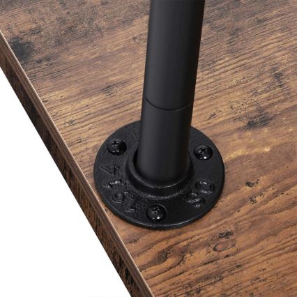 Mobilni stalak za kapute LINEA braon/crna