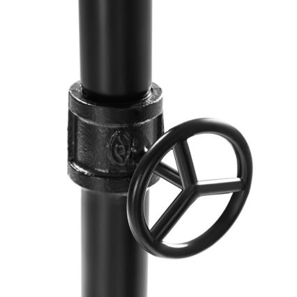 Mobilni stalak za kapute LINEA braon/crna