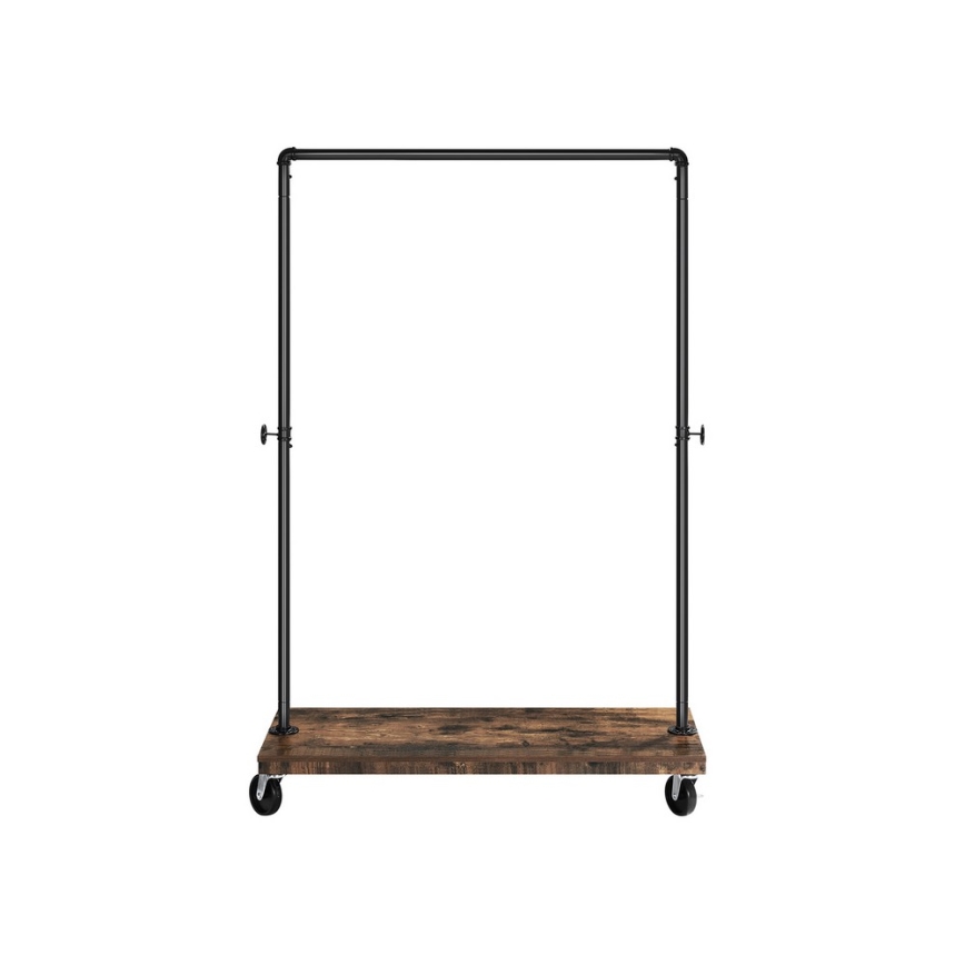 Mobilni stalak za kapute LINEA braon/crna