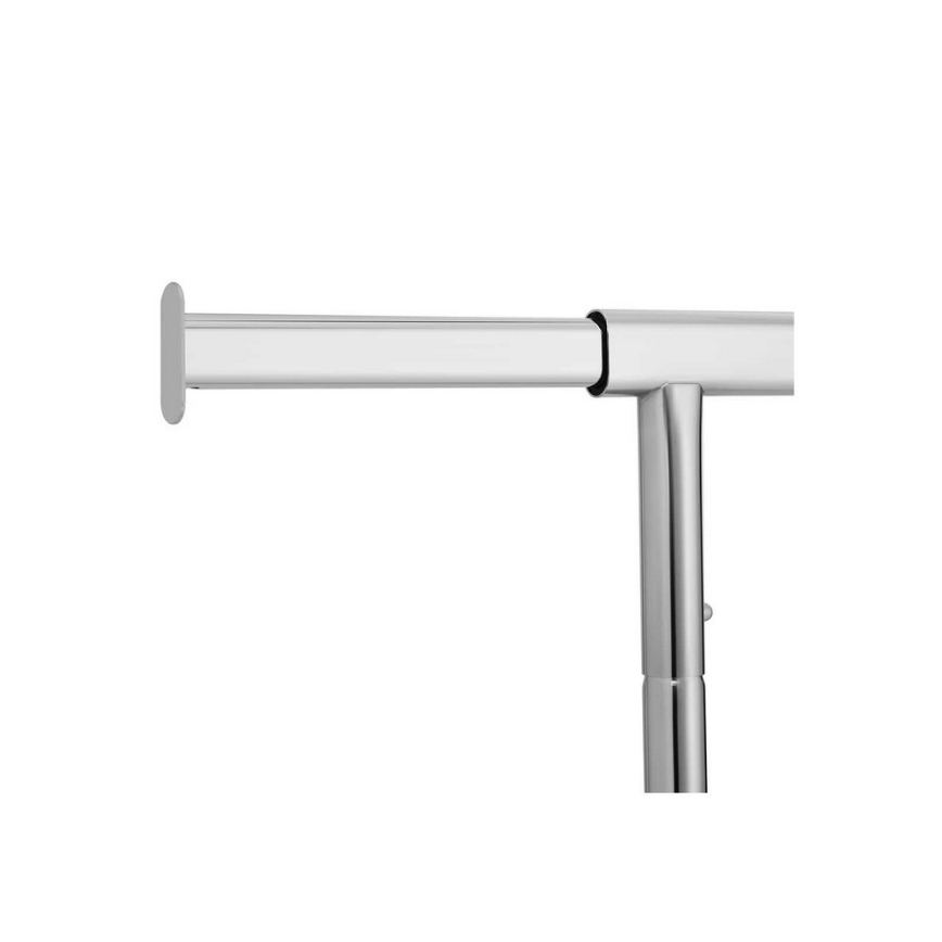 Mobilni stalak za odeću JEAN, srebrne boje