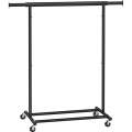 Mobilni stalak za odeću LINEA, crni