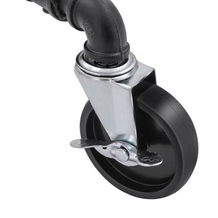 Mobilni stalak za odeću LINEA, crni