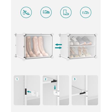 Modularni regal sa pregradama BOXIFY beo