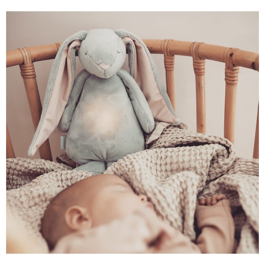 Moonie - Uspavivač sa melodijom i svetlom zečić 2.0 cloud