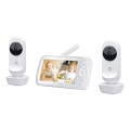 Motorola VM35-2 - Punjivi dečji video monitor sa 2 kamere, 2000 mAh