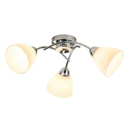Nadgradni luster CLARA, 3xE27/15W/230V, sjajni hrom