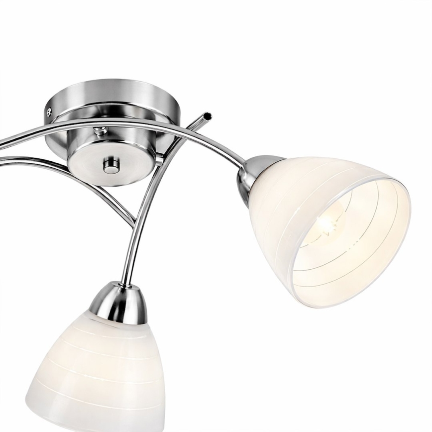 Nadgradni luster CLARA, 3xE27/15W/230V, sjajni hrom