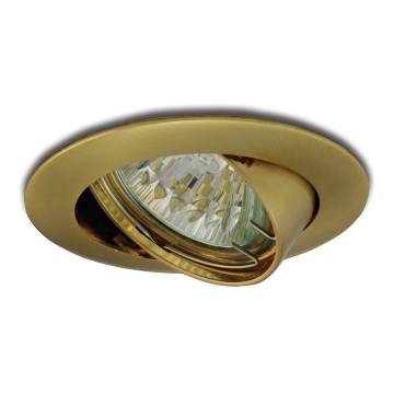 Nagibno ugradno svetlo 1xGU5,3/50W/12V zlatna