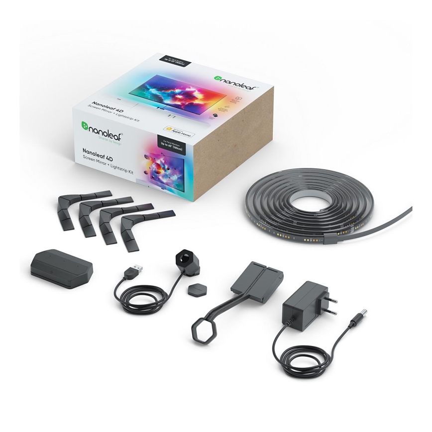 Nanoleaf - Komplet za 4D preslikavanje ekrana + Lightstrips osnovni komplet 4m 65''