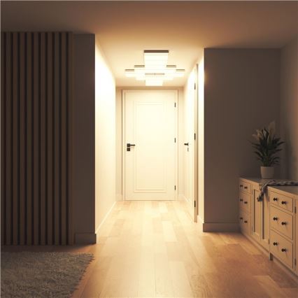 Nanoleaf - KOMPLET 3x LED RGBW prigušiva stropna svetiljka SKYLIGHT LED/18W/230V + 2xLED/16W/230V 2700-6500K Wi-Fi