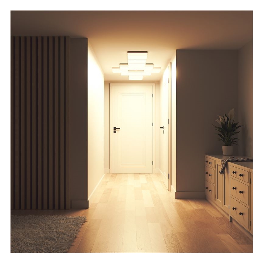 Nanoleaf - KOMPLET 3x LED RGBW prigušiva stropna svetiljka SKYLIGHT LED/18W/230V + 2xLED/16W/230V 2700-6500K Wi-Fi