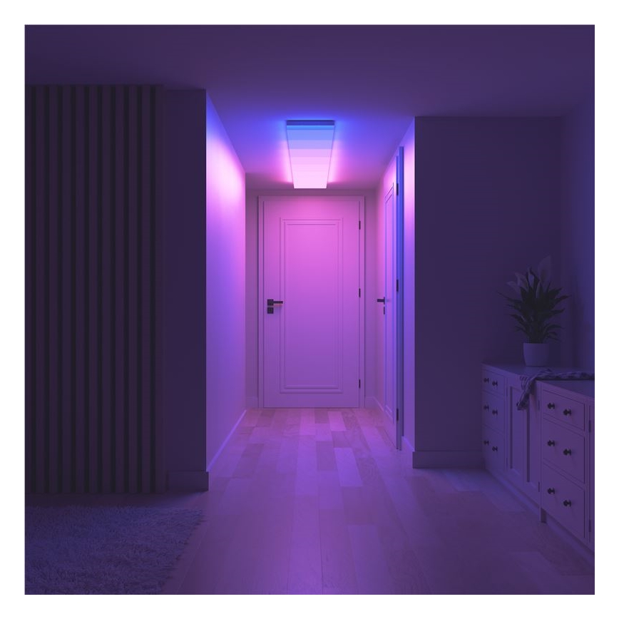 Nanoleaf - KOMPLET 3x LED RGBW prigušiva stropna svetiljka SKYLIGHT LED/18W/230V + 2xLED/16W/230V 2700-6500K Wi-Fi