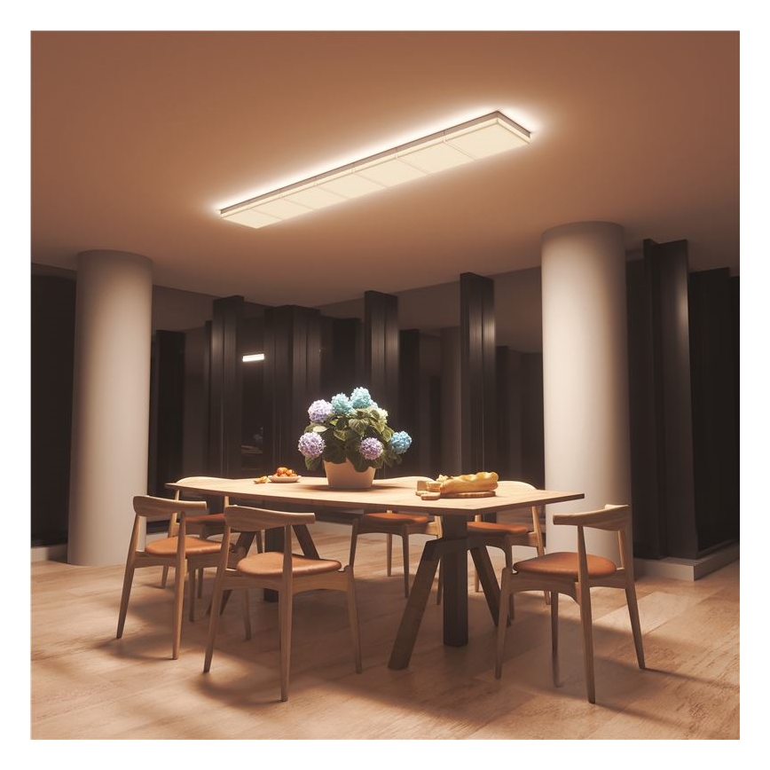 Nanoleaf - KOMPLET 3x LED RGBW prigušiva stropna svetiljka SKYLIGHT LED/18W/230V + 2xLED/16W/230V 2700-6500K Wi-Fi