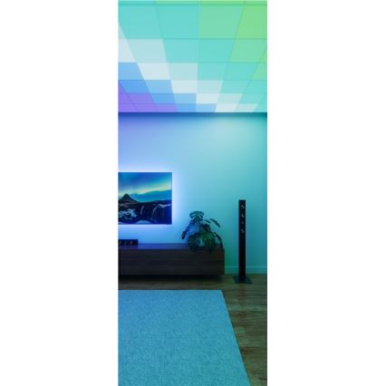Nanoleaf - KOMPLET 3x LED RGBW prigušiva stropna svetiljka SKYLIGHT LED/18W/230V + 2xLED/16W/230V 2700-6500K Wi-Fi