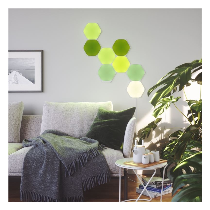 Nanoleaf - Komplet 15x RGB LED prigušiva panel 2W/230V 1200-6500K Wi-Fi